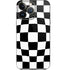 Black and White Zoomed Checkerboard iPhone 14 Pro Skin